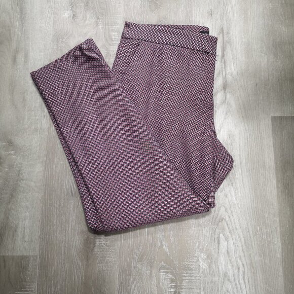 Talbots Heritage Petites Ladies Size 14P Navy & Red Pants - Picture 5 of 12